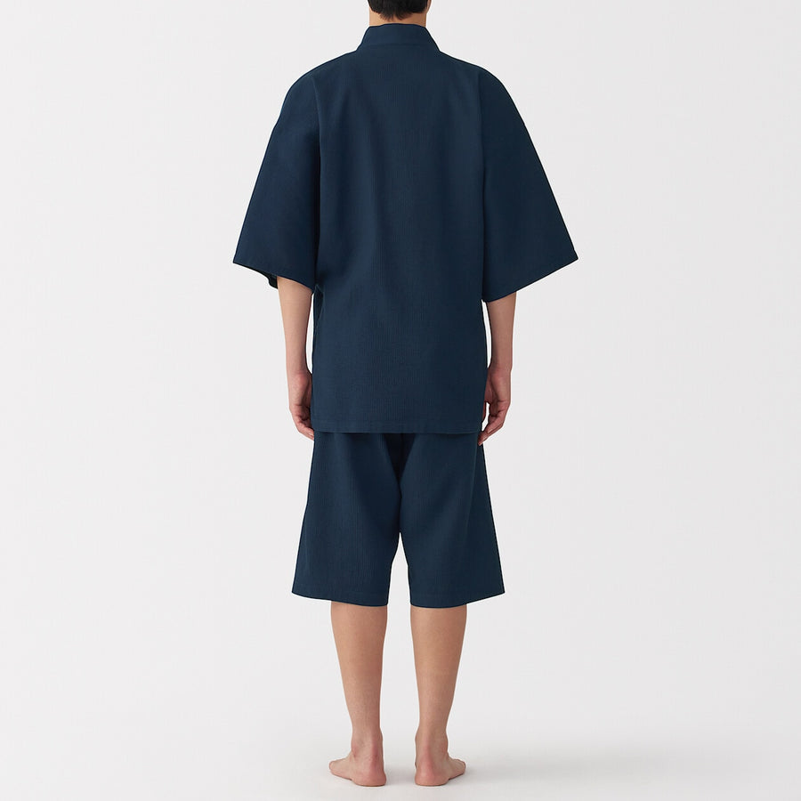 Waffle Jinbei Pyjama Set