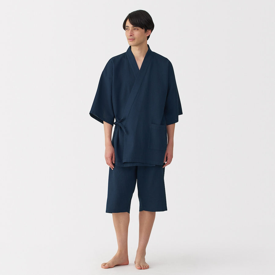 Waffle Jinbei Pyjama Set