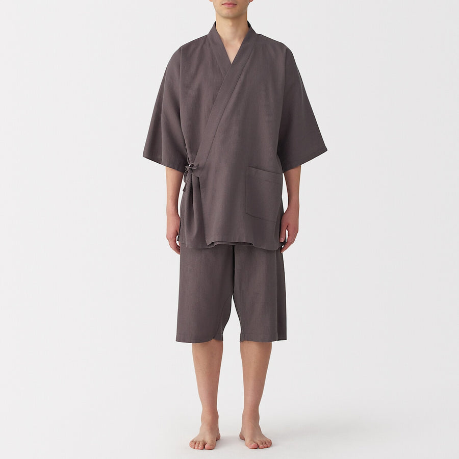 Waffle Jinbei Pyjama Set