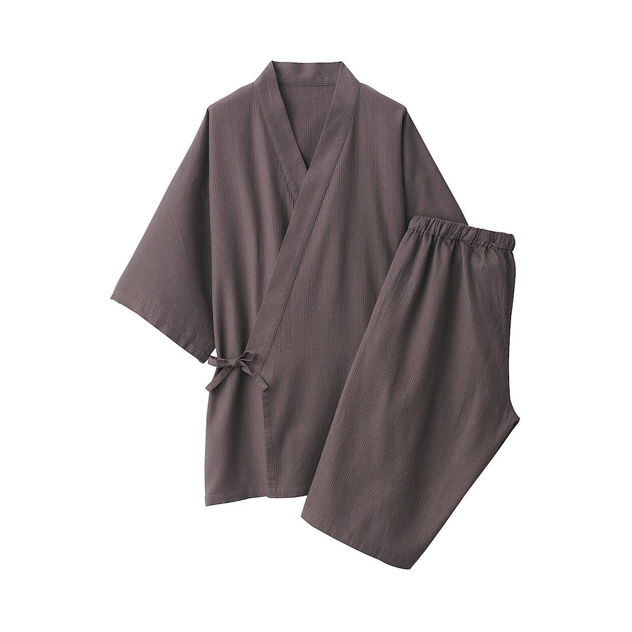 Waffle Jinbei Pyjama Set