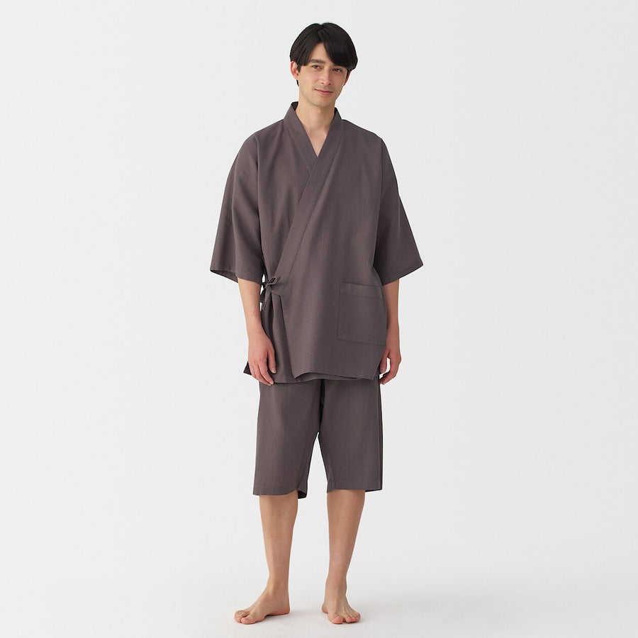 Waffle Jinbei Pyjama Set