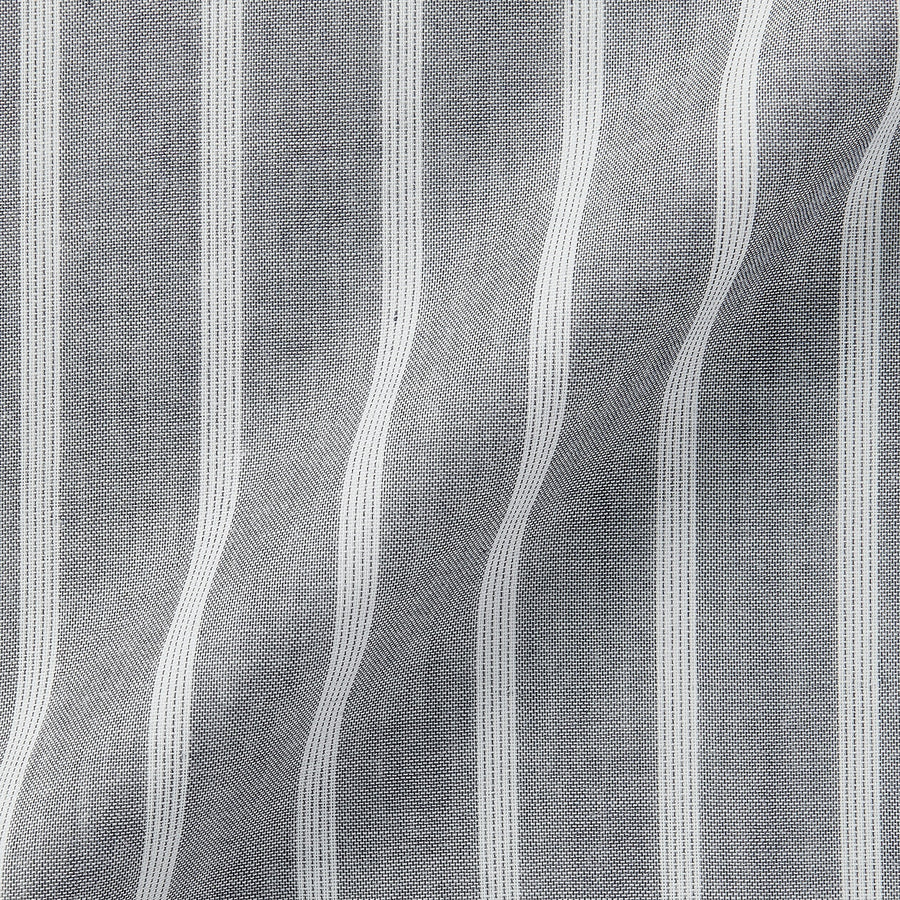 M's Side seamless Double gauze L/Slv pajamasM grey StripeXS