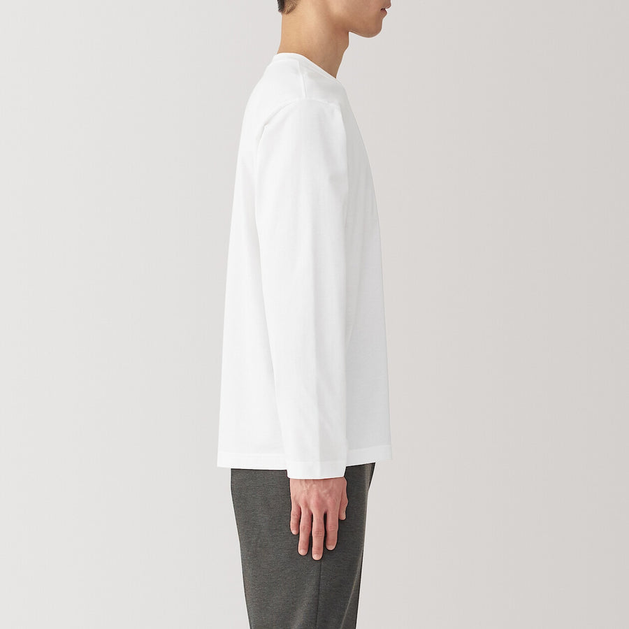 Jersey Crewneck Long Sleeve T-Shirt
