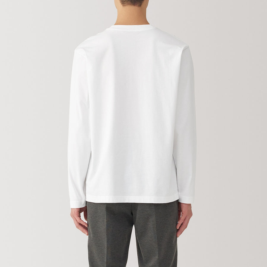 Jersey Crewneck Long Sleeve T-Shirt