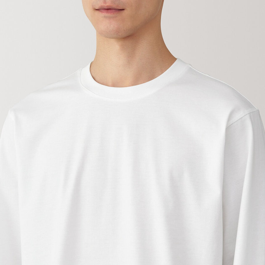 Jersey Crewneck Long Sleeve T-Shirt