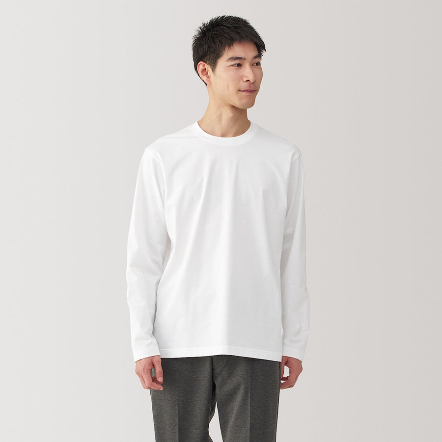 Jersey Crewneck Long Sleeve T-Shirt