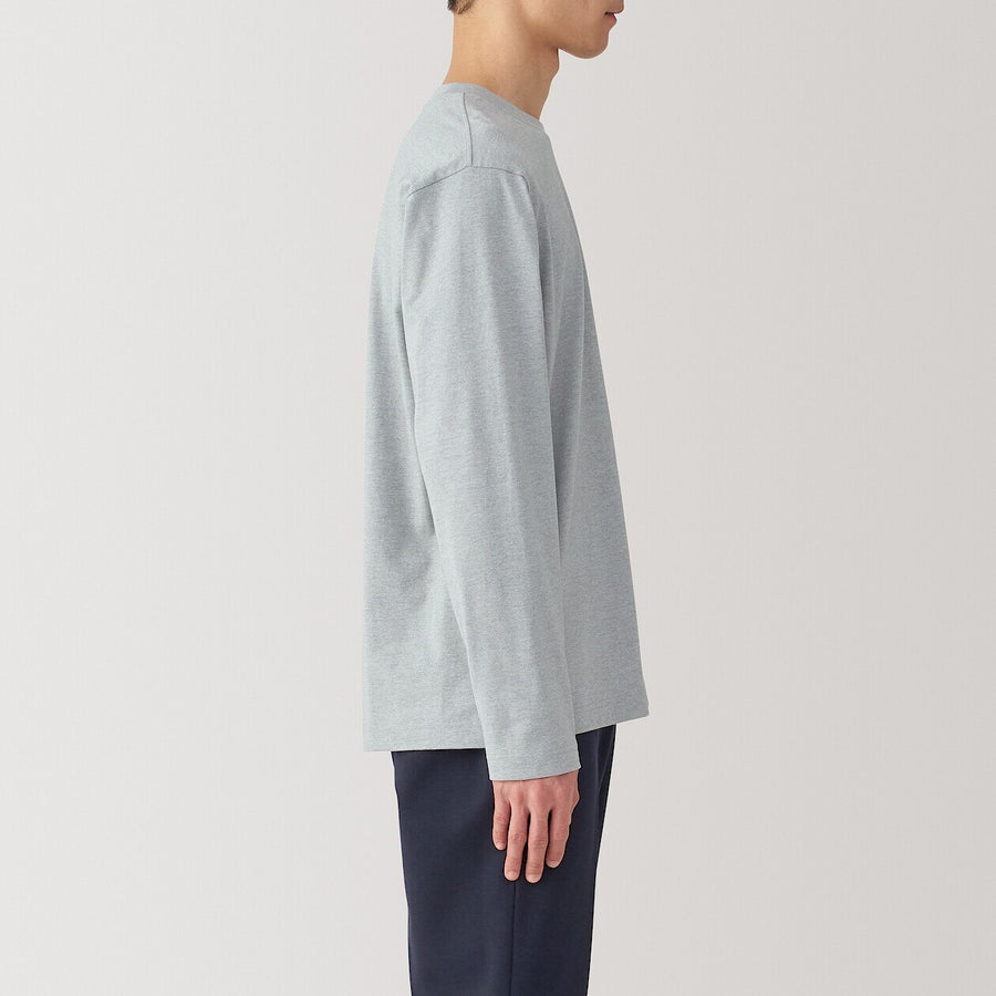 Jersey Crewneck Long Sleeve T-Shirt