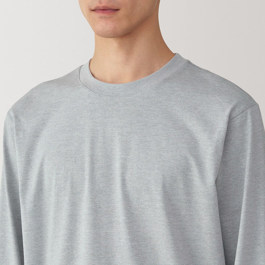 Jersey Crewneck Long Sleeve T-Shirt