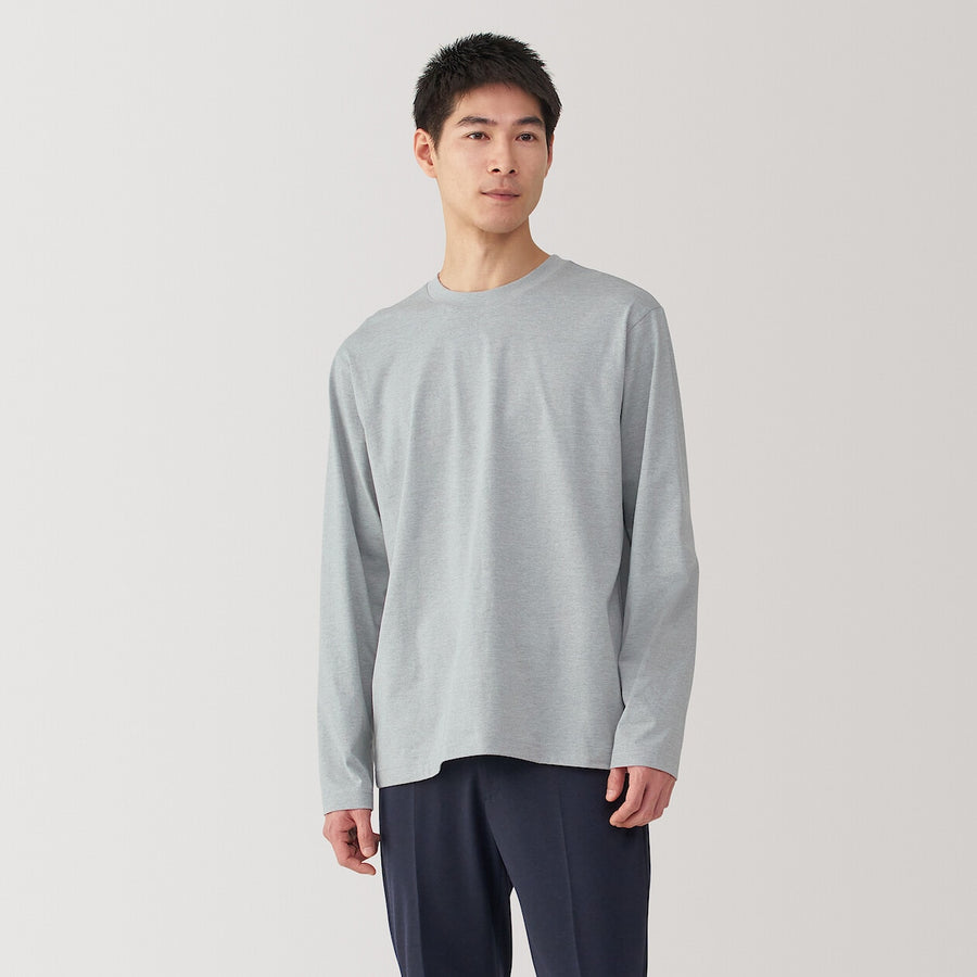 Jersey Crewneck Long Sleeve T-Shirt