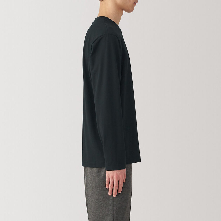 Jersey Crewneck Long Sleeve T-Shirt