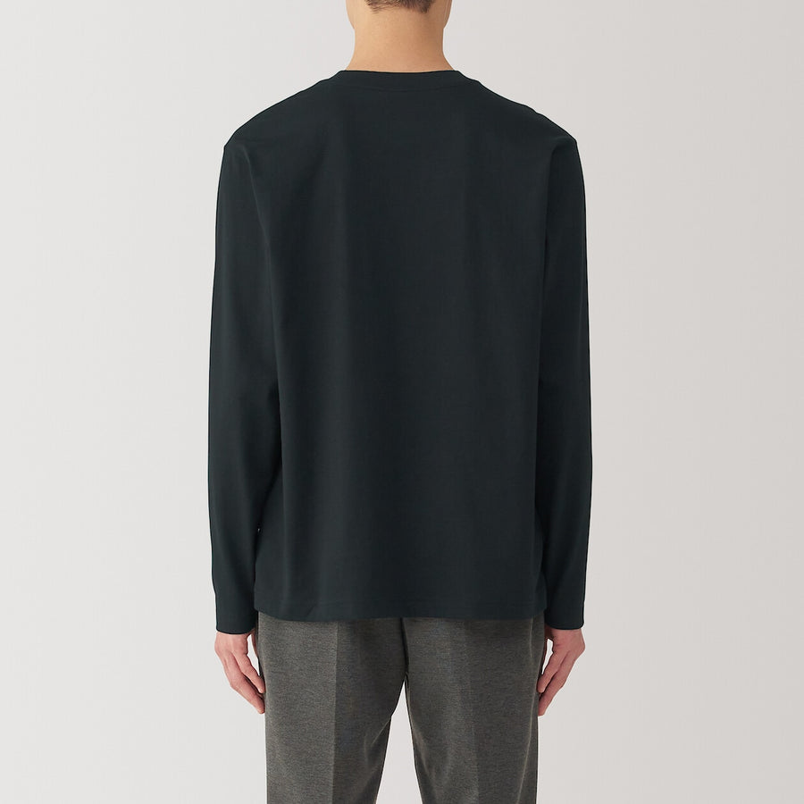Jersey Crewneck Long Sleeve T-Shirt