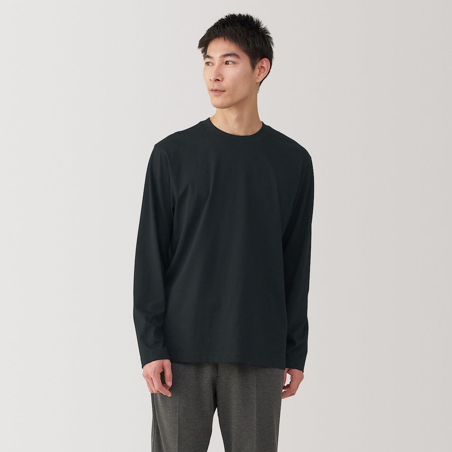 Jersey Crewneck Long Sleeve T-Shirt