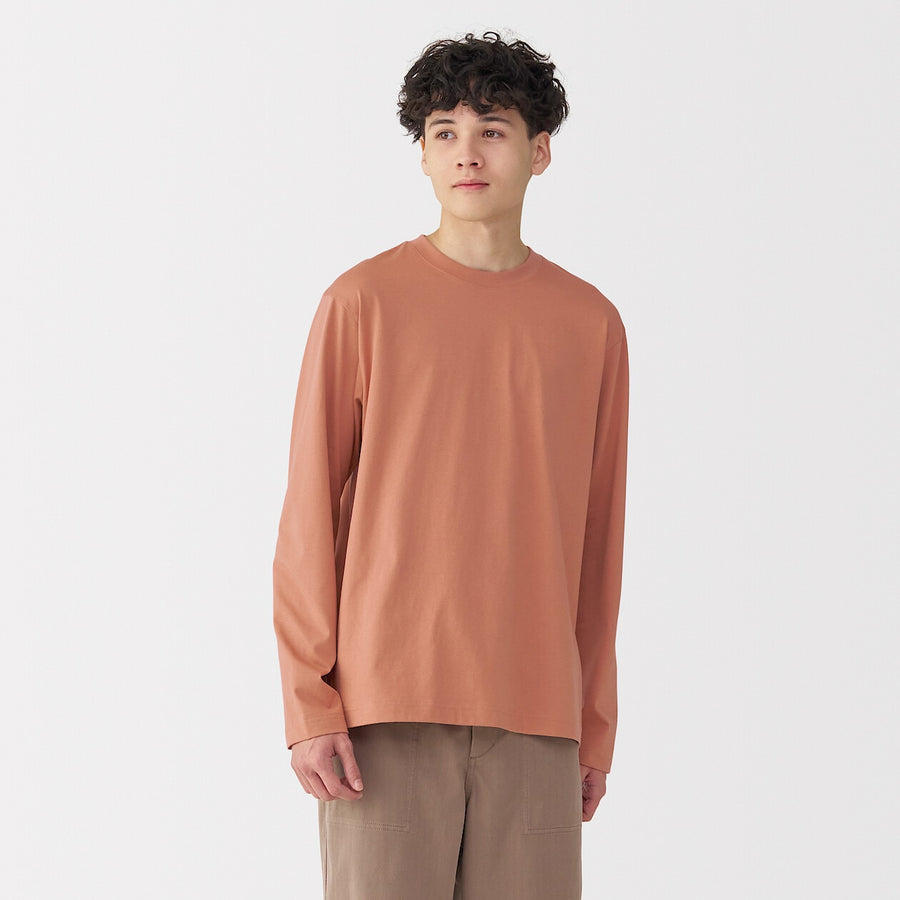 Jersey Crewneck Long Sleeve T-Shirt