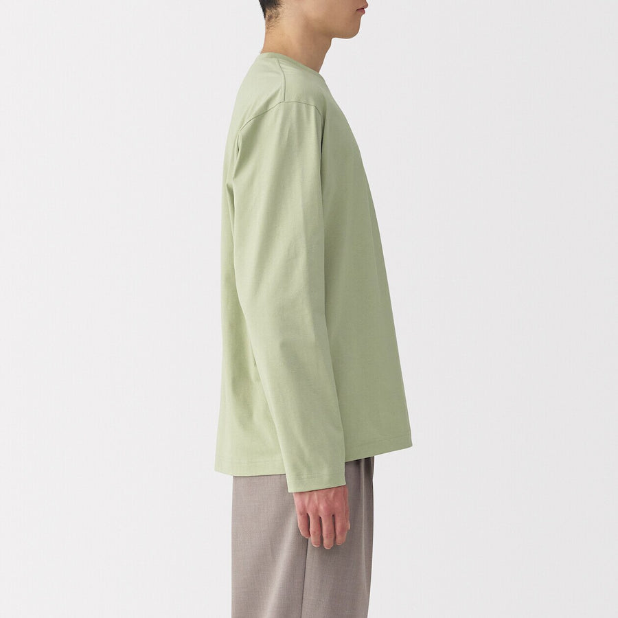Jersey Crewneck Long Sleeve T-Shirt