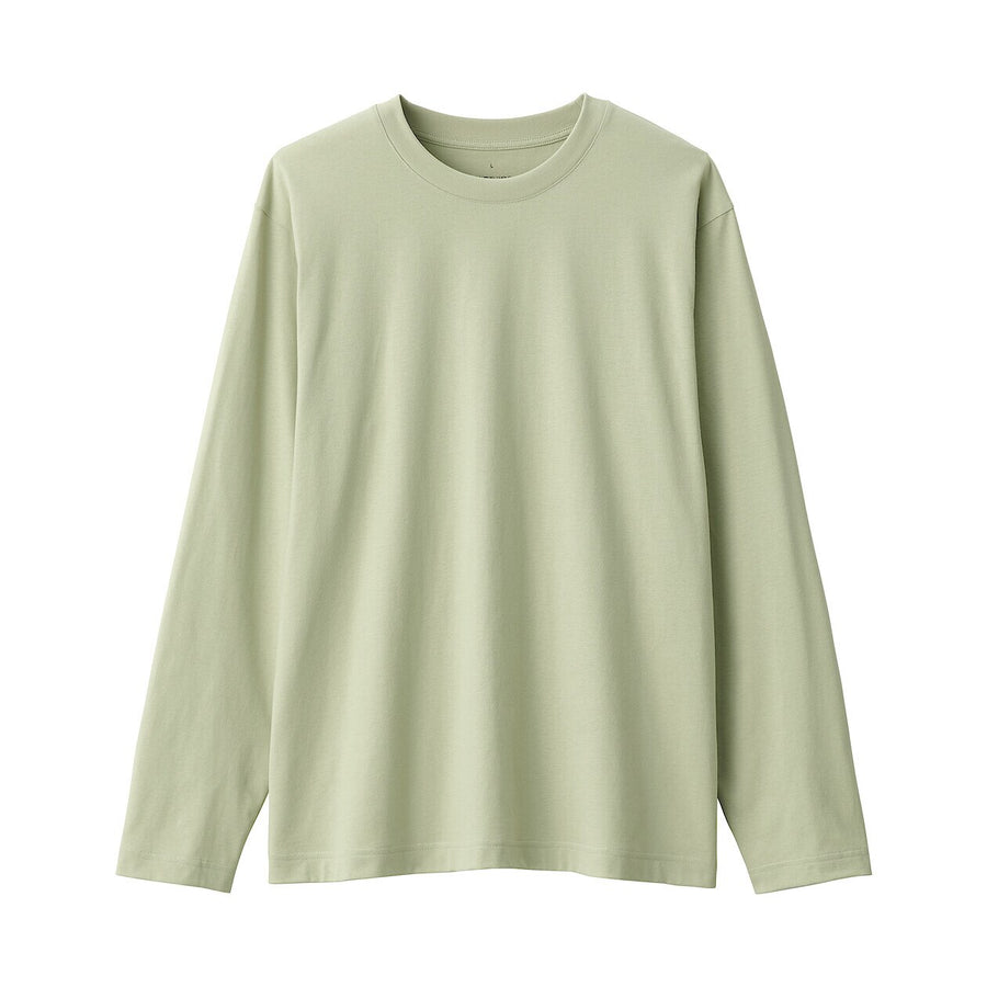 Jersey Crewneck Long Sleeve T-Shirt