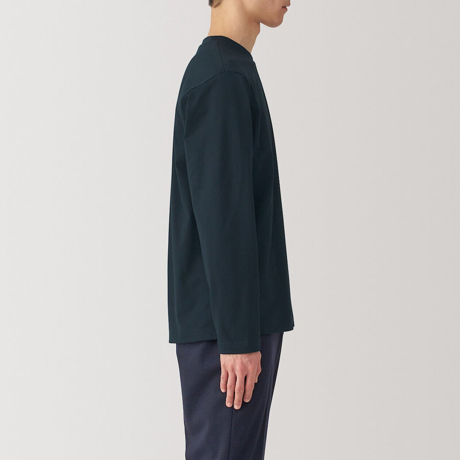 Jersey Crewneck Long Sleeve T-Shirt