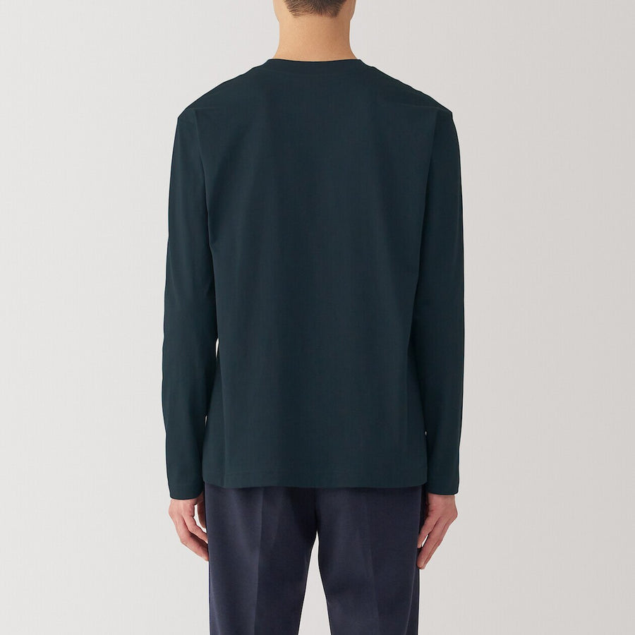 Jersey Crewneck Long Sleeve T-Shirt