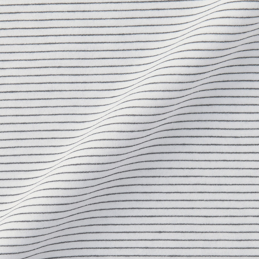 Men's Jersey Striped crewneck SS T-shirtWhite StripeXS
