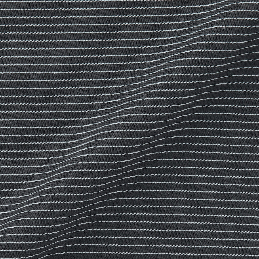Jersey Striped Crewneck Striped Long Sleeve T-Shirt