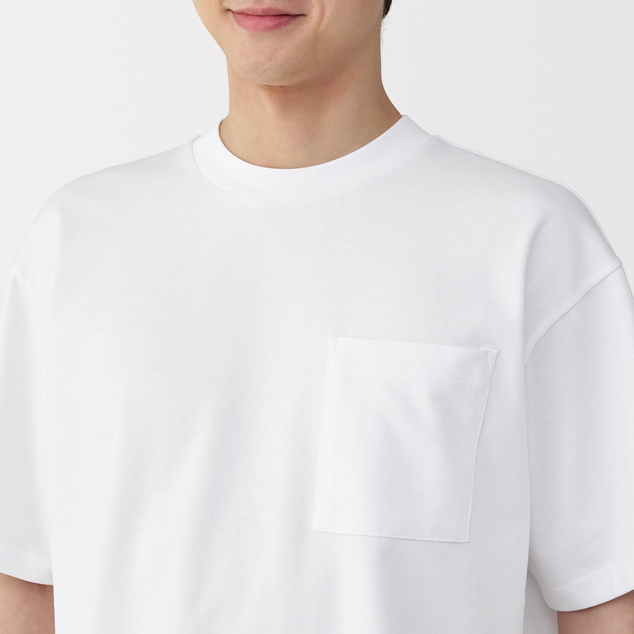 M's Cool touch wide-fit S/Slv T-shirtWhiteXS