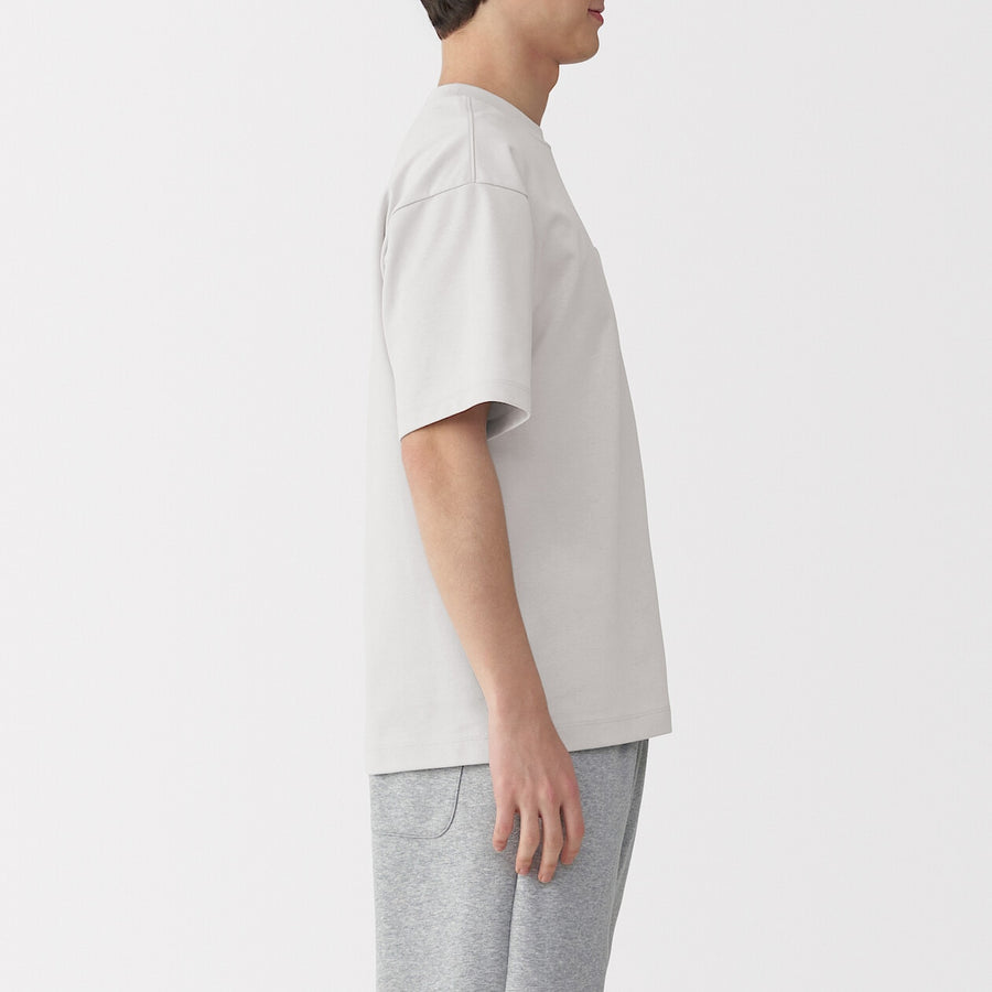 M's Cool touch wide-fit S/Slv T-shirtWhiteXS