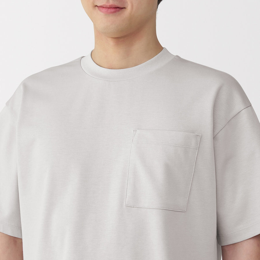 M's Cool touch wide-fit S/Slv T-shirtWhiteXS