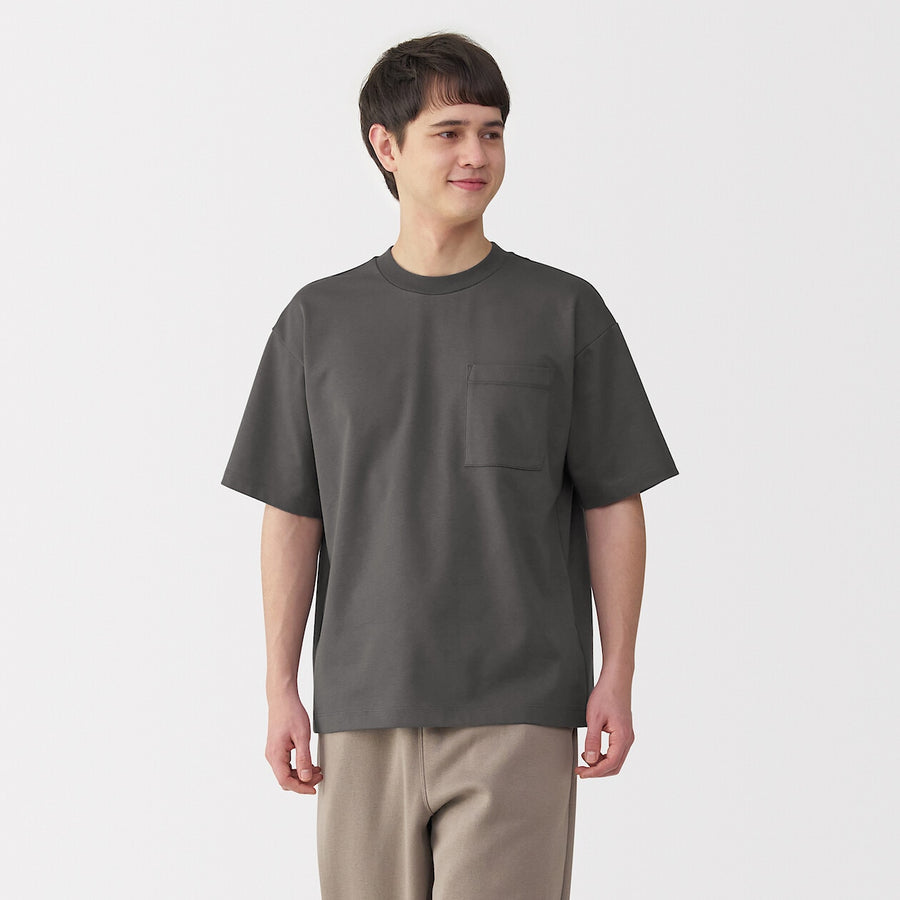 M's Cool touch wide-fit S/Slv T-shirtWhiteXS