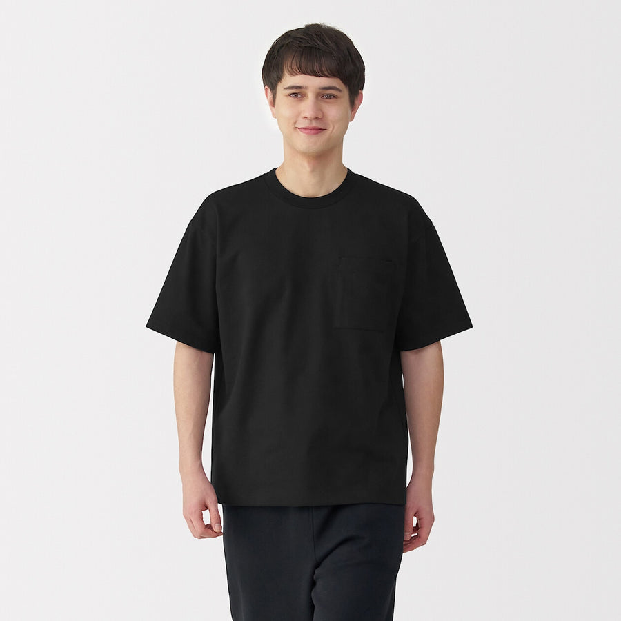 M's Cool touch wide-fit S/Slv T-shirtWhiteXS