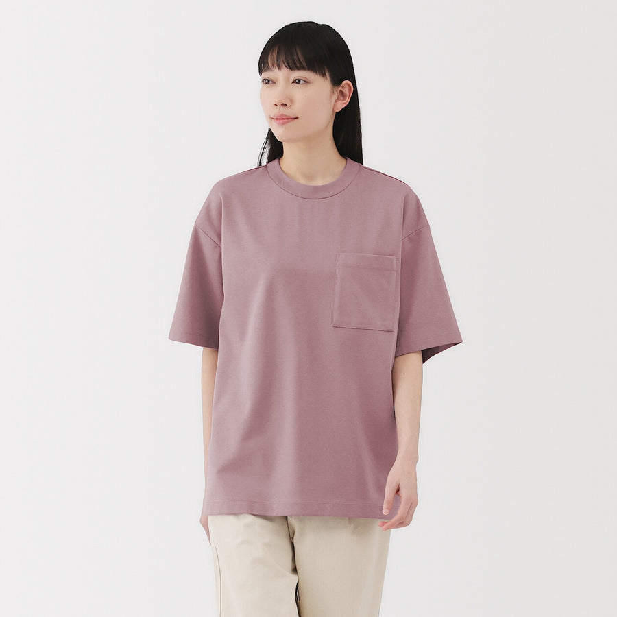 M's Cool touch wide-fit S/Slv T-shirtWhiteXS