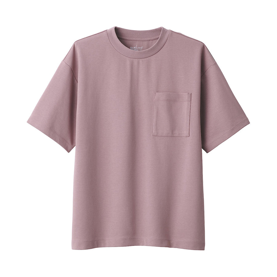 M's Cool touch wide-fit S/Slv T-shirtWhiteXS