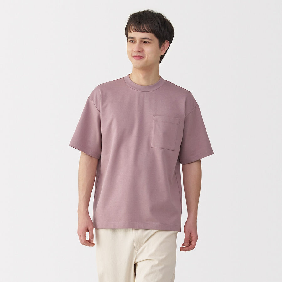 M's Cool touch wide-fit S/Slv T-shirtWhiteXS