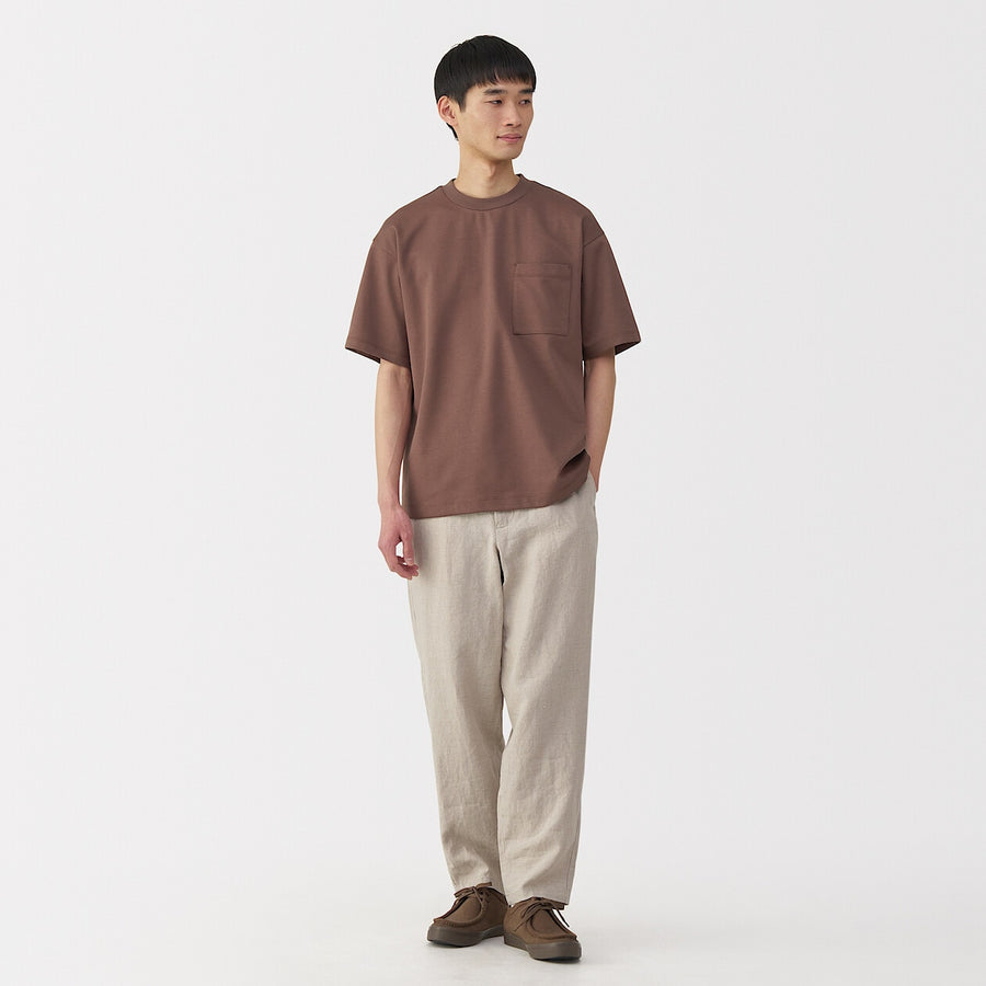 M's Cool touch wide-fit S/Slv T-shirtWhiteXS