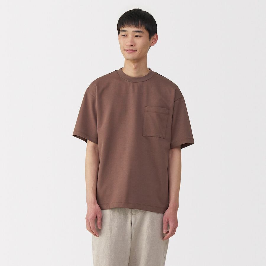 M's Cool touch wide-fit S/Slv T-shirtWhiteXS