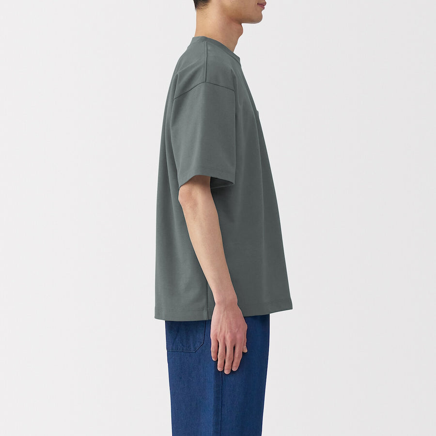 M's Cool touch wide-fit S/Slv T-shirtWhiteXS