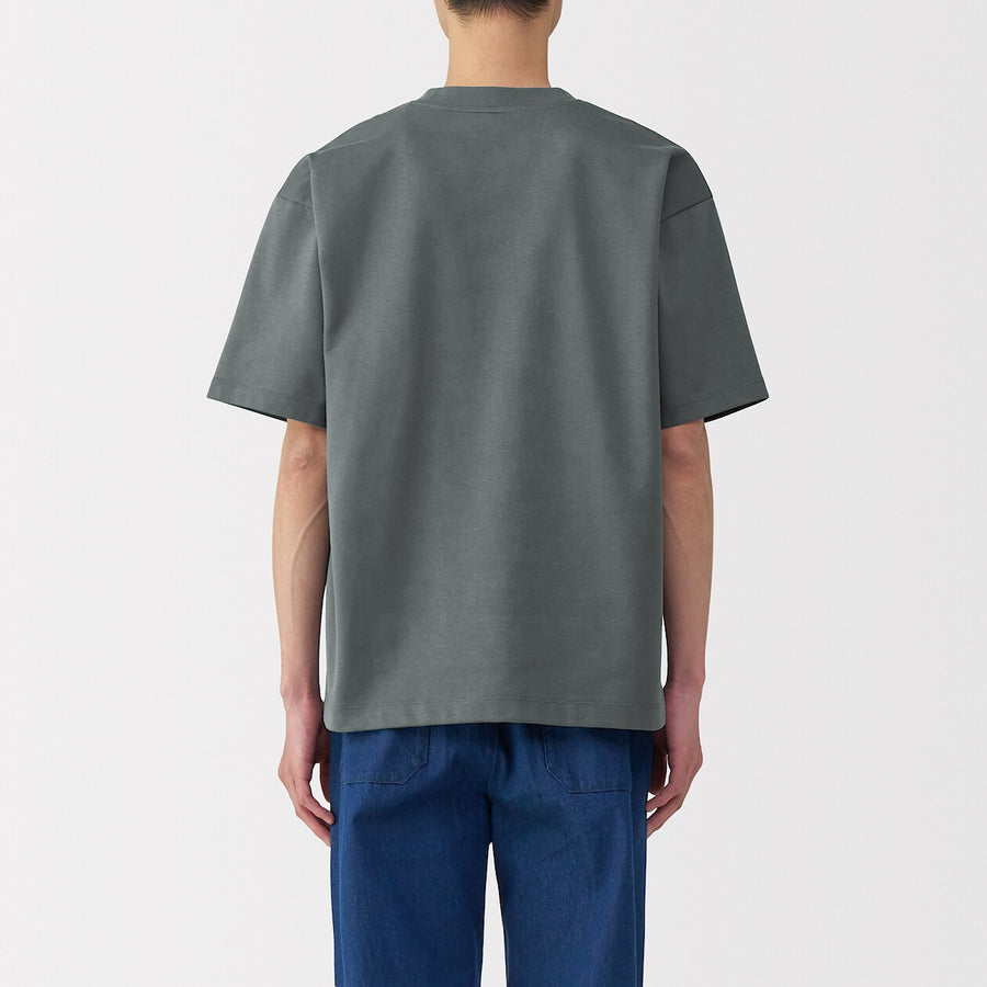 M's Cool touch wide-fit S/Slv T-shirtWhiteXS