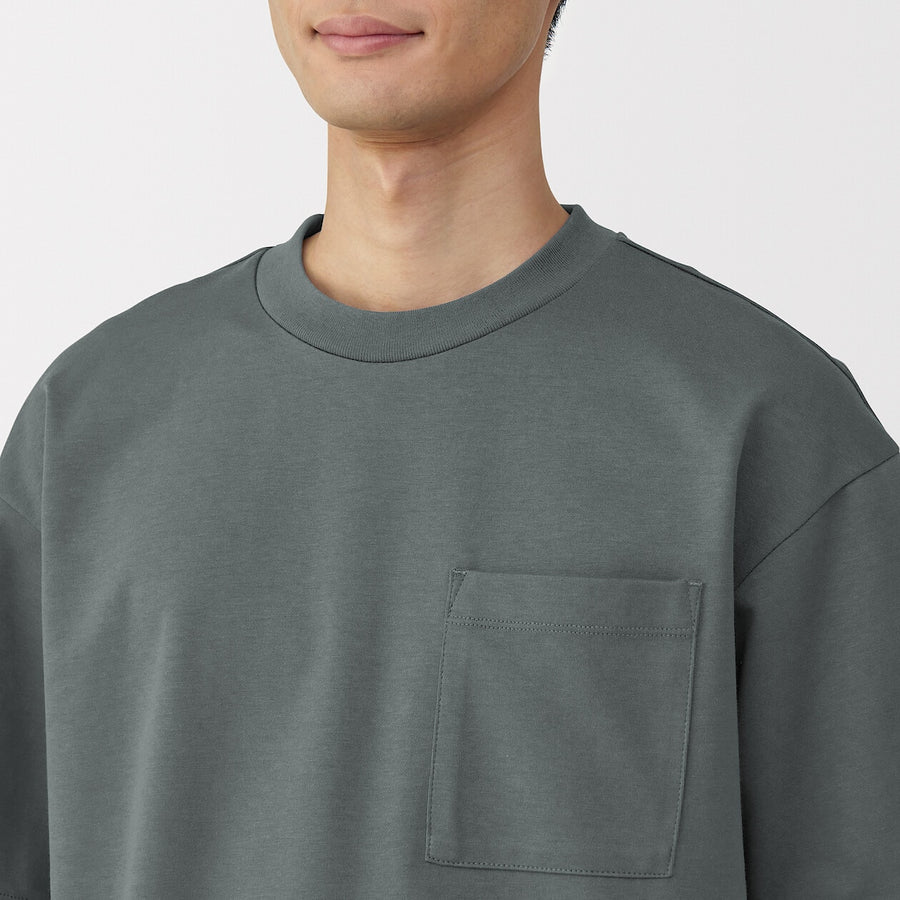 M's Cool touch wide-fit S/Slv T-shirtWhiteXS
