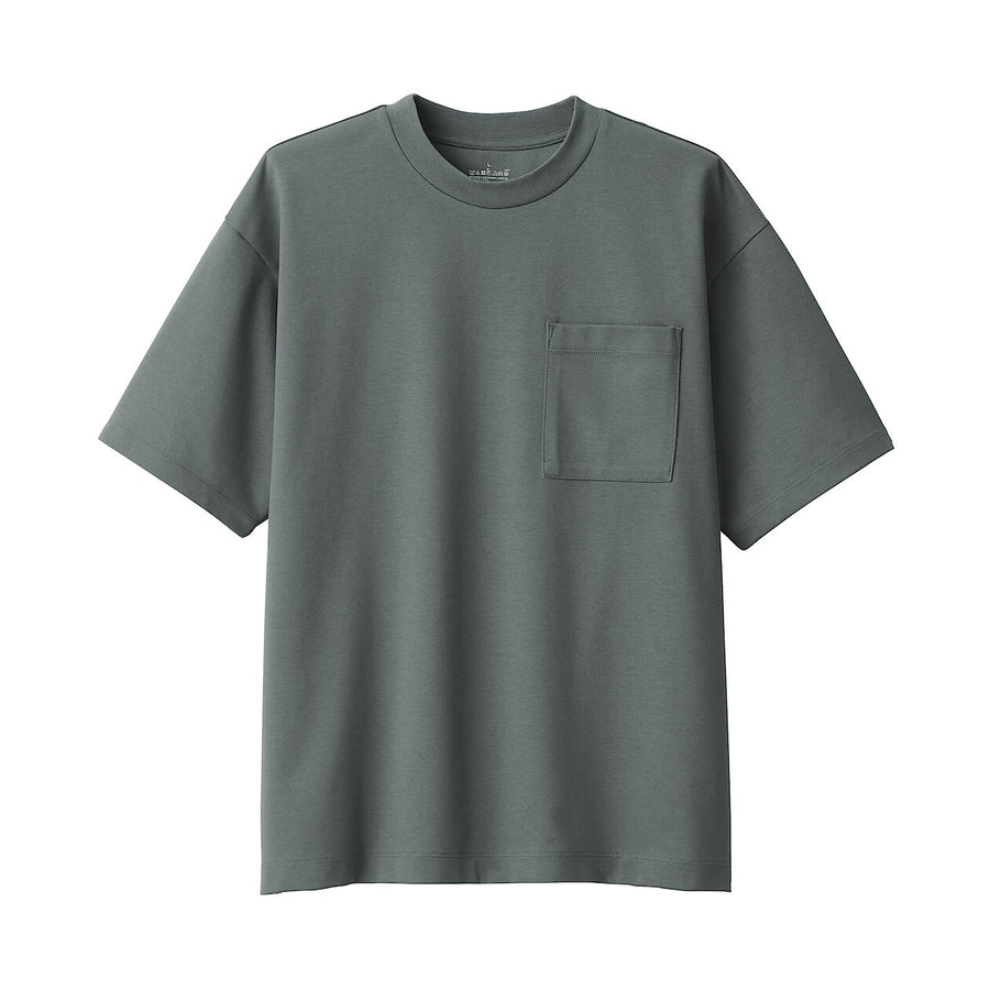 M's Cool touch wide-fit S/Slv T-shirtWhiteXS