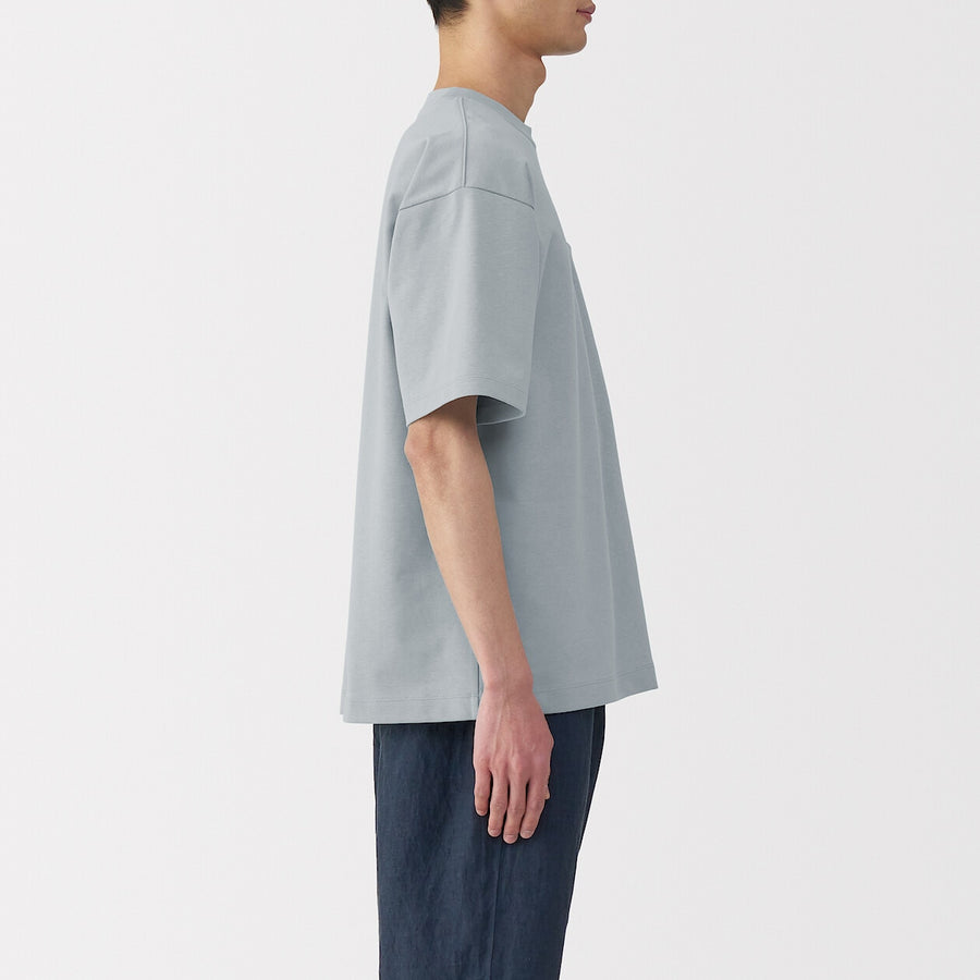 M's Cool touch wide-fit S/Slv T-shirtWhiteXS