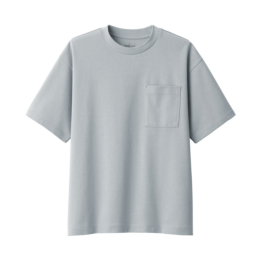 M's Cool touch wide-fit S/Slv T-shirtWhiteXS