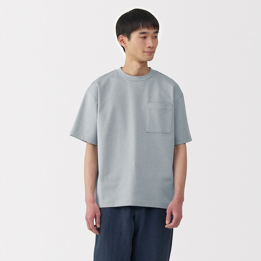 M's Cool touch wide-fit S/Slv T-shirtWhiteXS