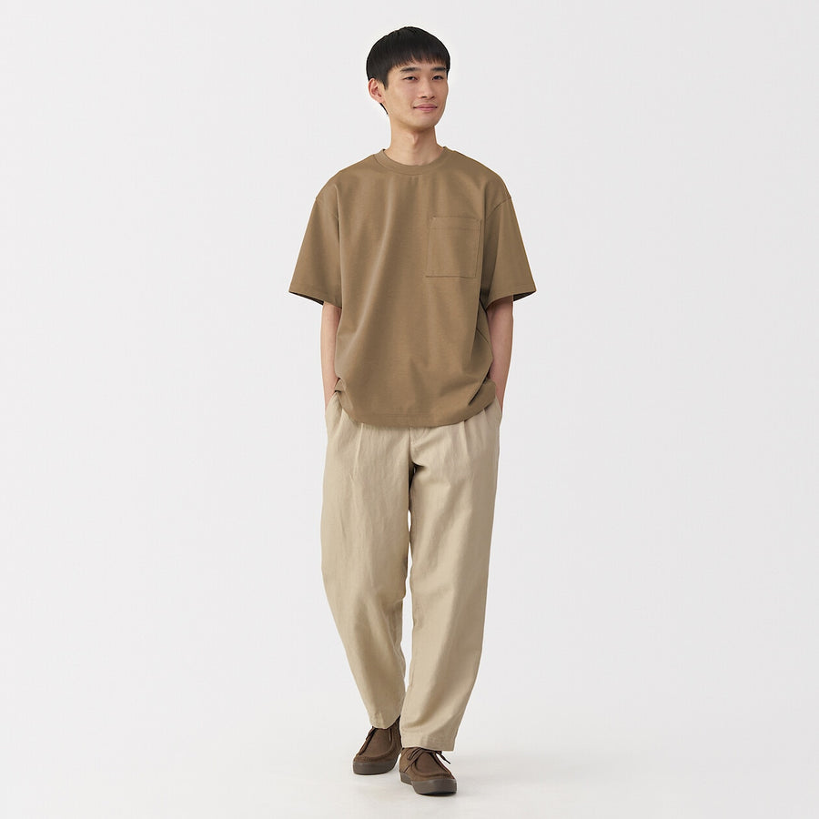 M's Cool touch wide-fit S/Slv T-shirtWhiteXS