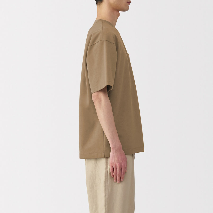 M's Cool touch wide-fit S/Slv T-shirtWhiteXS