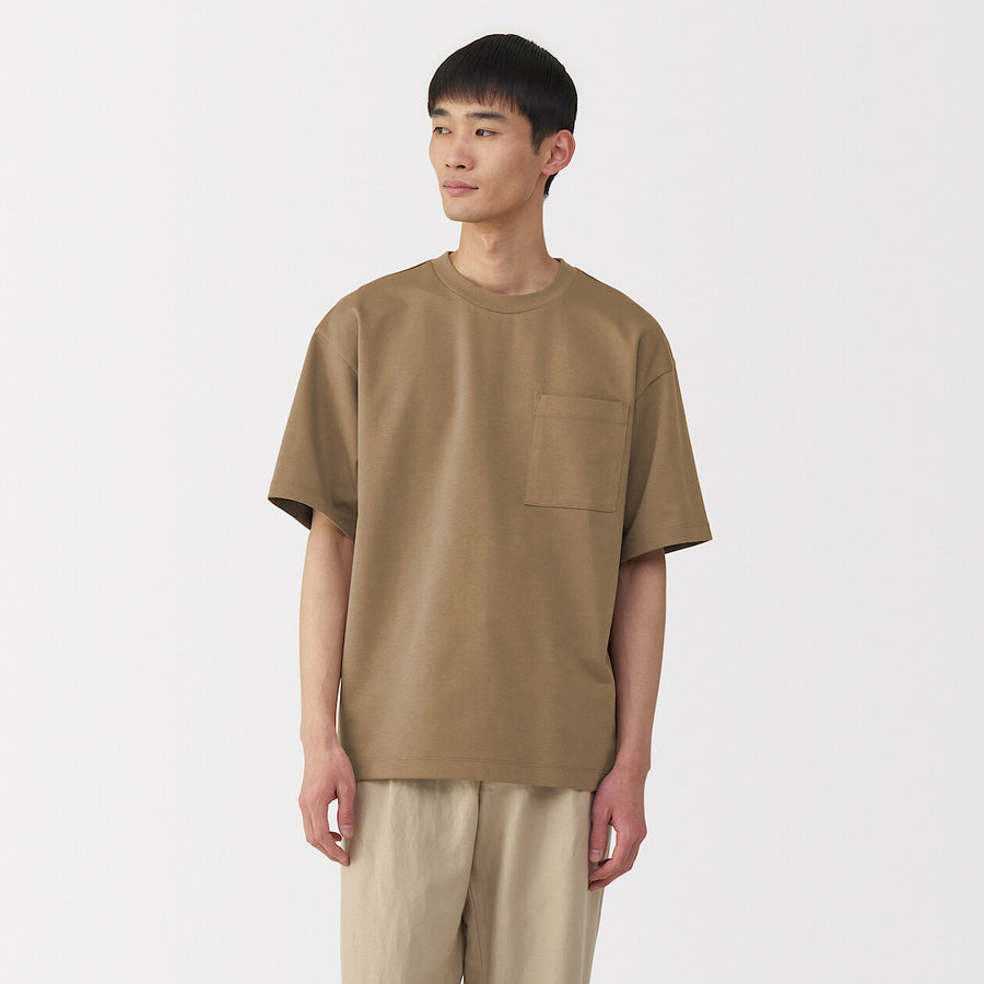 M's Cool touch wide-fit S/Slv T-shirtWhiteXS