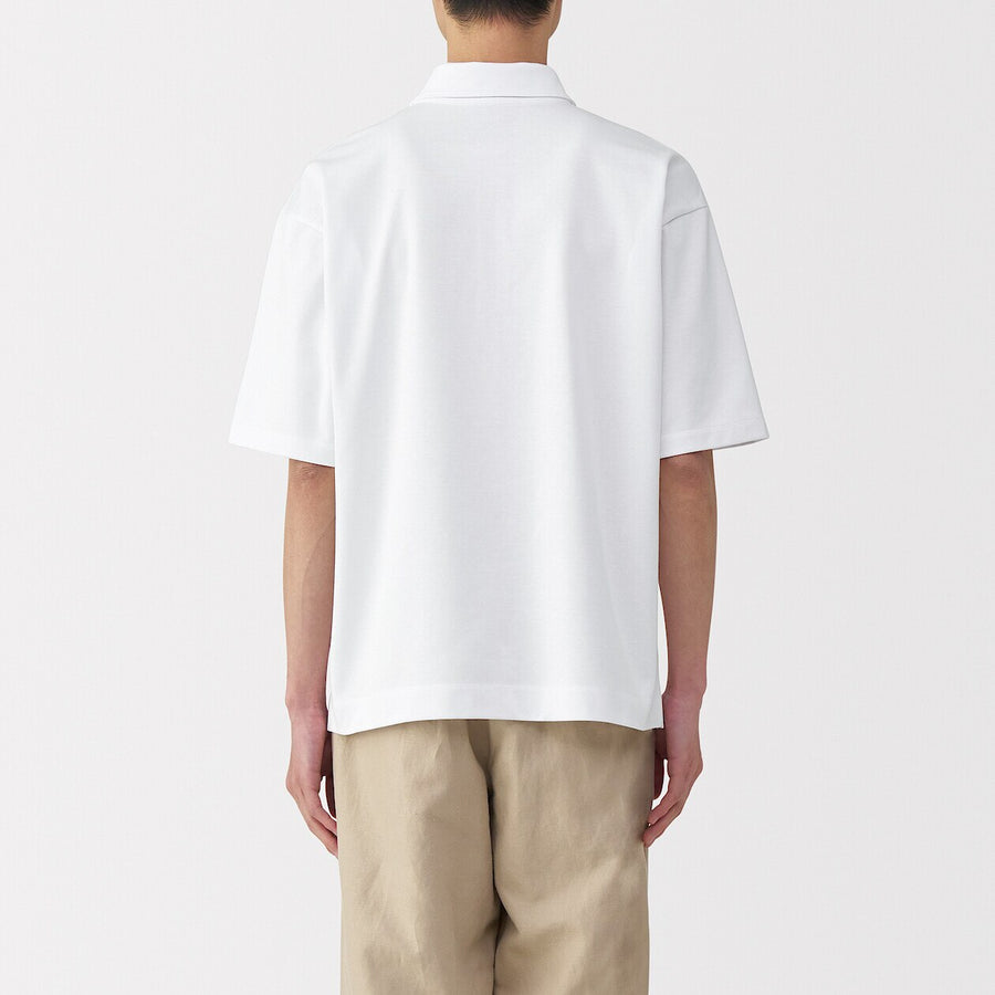 Cool Touch Half Sleeve Wide Polo Shirt