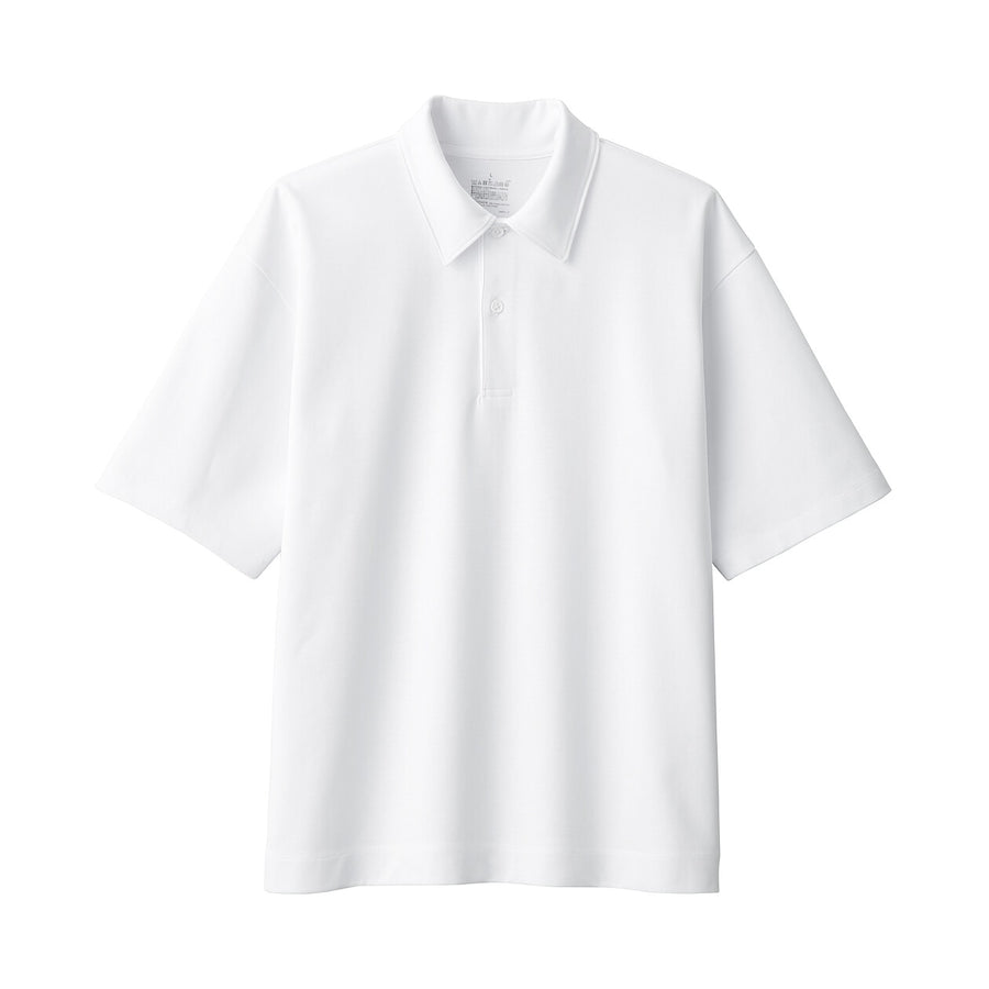 Cool Touch Half Sleeve Wide Polo Shirt