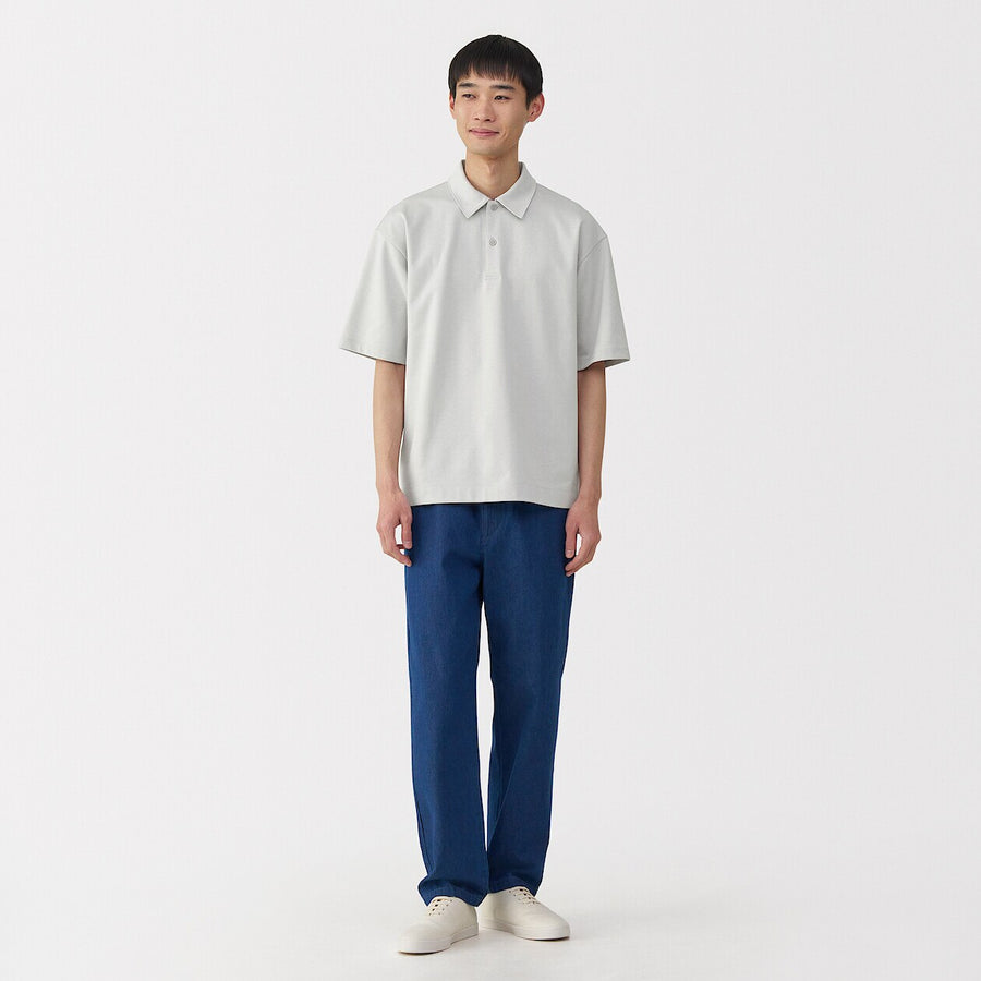 Cool Touch Half Sleeve Wide Polo Shirt