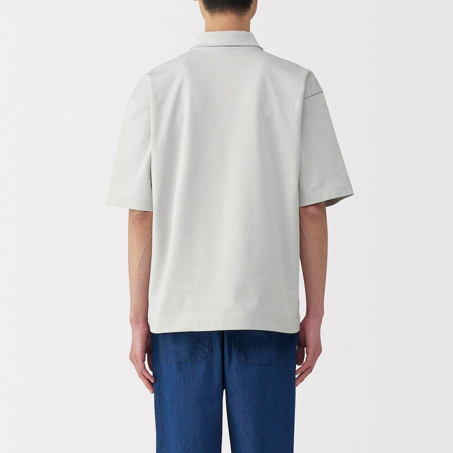 Cool Touch Half Sleeve Wide Polo Shirt