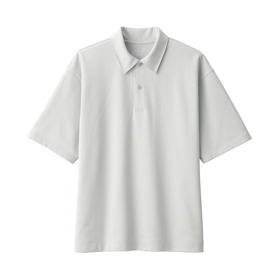 Cool Touch Half Sleeve Wide Polo Shirt