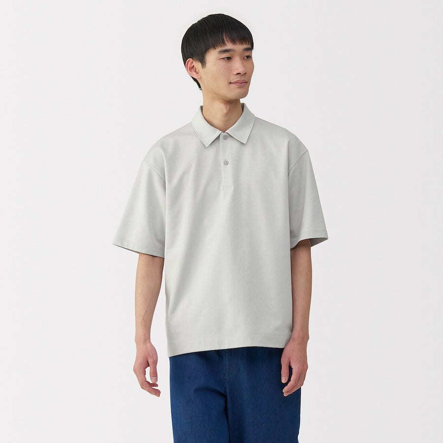 Cool Touch Half Sleeve Wide Polo Shirt