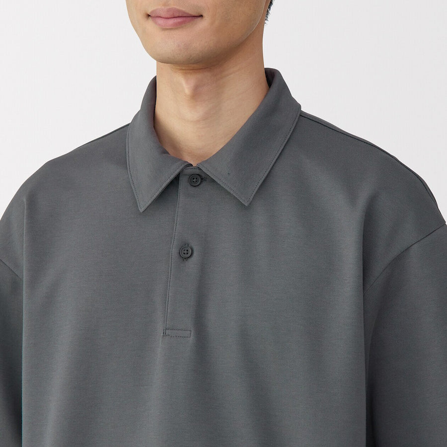Cool Touch Half Sleeve Wide Polo Shirt